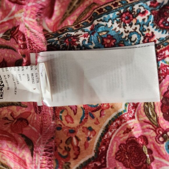 Old Navy Womens Maxi Dress XL Multicolor Floral Patchwork Spaghetti Straps Light - Picture 13 of 16